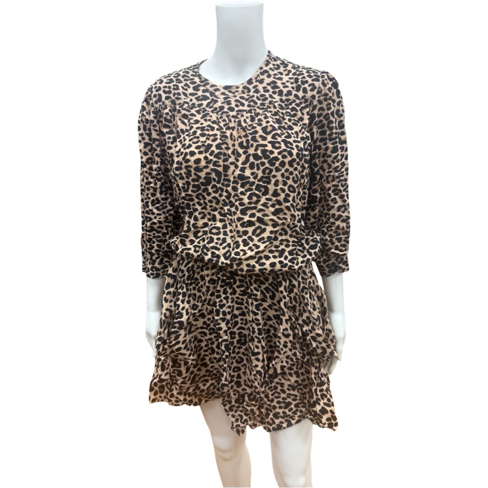 ZADIG & VOLTAIRE Leopard Print Mini Dress